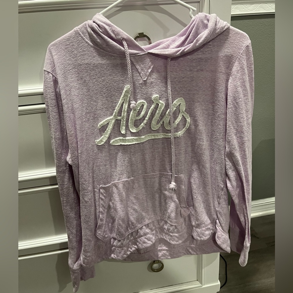 Aeropostale Lavender Purple Hoodie Size S